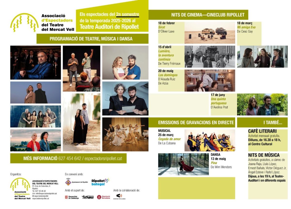 Avançament segon semestre